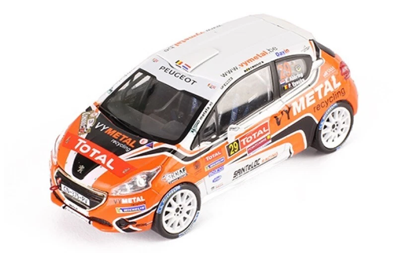 1/43 PEUGEOT 208 R2 #29 CONDROZ 2013 ABBRING VYNCKE WHITEBOX WBR022 214528 RARE - Immagine 1 di 1