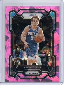 Mac McClung 2023-24 Panini Prizm - Pink Ice Prizm #258 Philadelphia 76ers - Picture 1 of 2