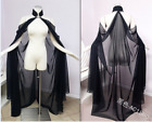 Unisex Mantle Hooded Cloak Robe Medieval Cape Shawl Cosplay Costumes Halloween
