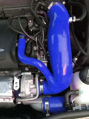Blue Intake Induction Hose Silicone Mini Cooper S N18 Engine R55 R56 R57 R60 R61 - Image 1 of 4