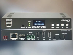 AURORA Multimédia VPX-TC1-Pro 4K60 4:4:4 1Gbps AV sur IP Occasion 2137874745 - Photo 1/5