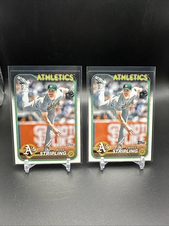 2024 Topps Series 2 #608 Ross Stripling Oakland Athletics Baseball MLB - Image 1 of 2