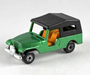 Matchbox Superfast 53C CJ-6 Jeep Vorserienmodell in grün weiße Bodenplatte - Picture 1 of 8