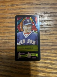 Roger Clemens 2025 Topps Allen & Ginter Vitral Mini 2025 Medias Rojas Inserto - Imagen 1 de 3
