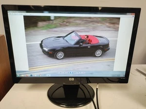 HP S2031 Black 20 in Widescreen LCD Monitor Tested Working DVI VGA - Picture 1 of 6