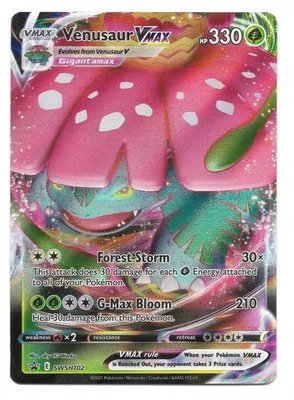 Venusaur VMAX SWSH102 SWSH: Sword & Shield Promo Cards Holo Pokemon TCG - NM - Image 1 of 2