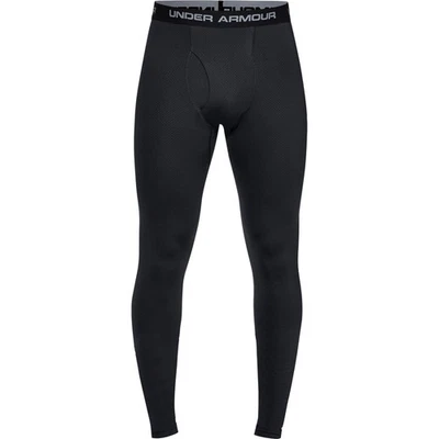 Under Armour 1316937 Men's Black UA ColdGear Reactor Base Leggings, 2X-Large - Image 1 of 2