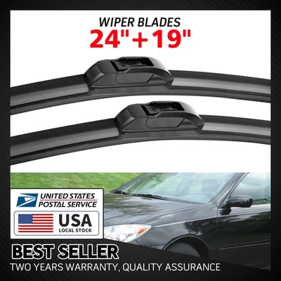 2 piezas limpiaparabrisas OEM para todas las estaciones 24" y 19" para Lincoln MKZ 2008-2011 Foto 1 de 4