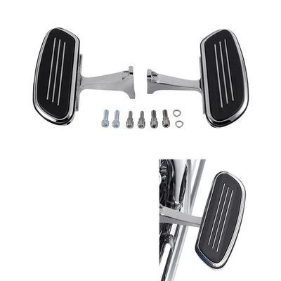 Chrome Passenger Foot FloorBoard Fit For Harley Touring 1993-24 Pegstreamliner √ - Image 1 of 4