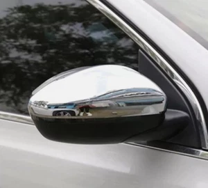 For 2012-2019 Peugeot 208 RH Right Driver Door Wing Mirror Cover Cap Case Chrome - Picture 1 of 5