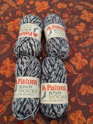 CALCETINES PATONS KROY JACQUARDS 4 madejas, cada uno 166 yardas Foto 1 de 4
