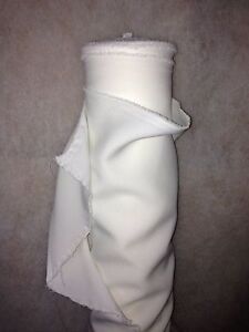 Tissu au mètre BURLINGTON Blanc NOEL infroissable habillement largeur 150 cm