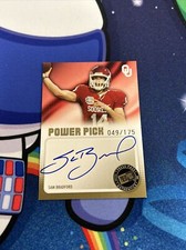 2010 Press Pass Football Sam Bradford Power Pick On Card Auto /175 Sooners