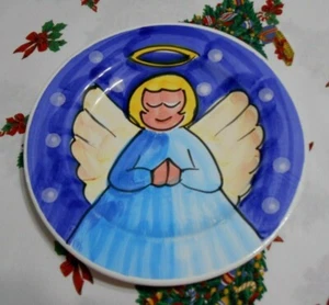 Made in Italy for Vietri Angel Plate 8.75 inch - Picture 1 of 6