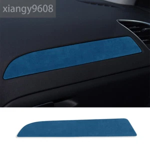 Suede Blue Interior Co-pilot Dashboard Panel Trim For Audi A4 B8 A5 Q5 2009-2016 - Picture 1 of 9