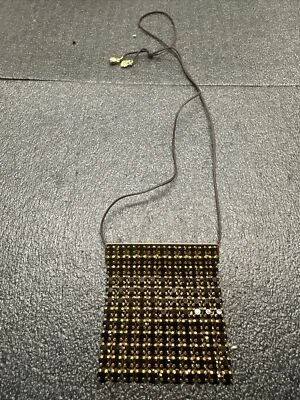 正品天鹅签名 SWAROVSKI 巨大方形棕色水晶吊坠 132 水晶 — 第 1/4 张图片