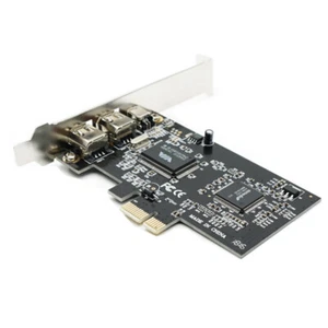 US PCIE PCI E Firewire 400 1394 Card Work Windows 7 32 / 64 Bit For Controller - Picture 1 of 5