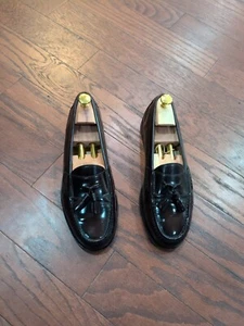 Cole Haan Pinch Tassel Loafers Dress Shoes Men's 9D Burgundy Leather - Picture 1 of 19