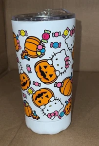 Hello Kitty Tumbler Halloween Pumpkin Insulated CUP NEW - Picture 1 of 1