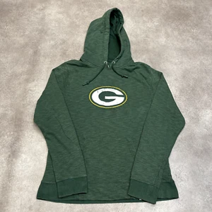 Majestic Green Bay Packers Hoodie Mens Medium Pull Over Sweatshirt, Green - Picture 1 of 8