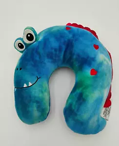 Dinosaurier Nackenkissen Plüschtier Stofftier blau - Bild 1 von 10