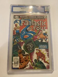 Fantastic Four 246 Cgc 9.6 NM White Pages Dr Doom September 1982 Marcel Comics - Picture 1 of 19