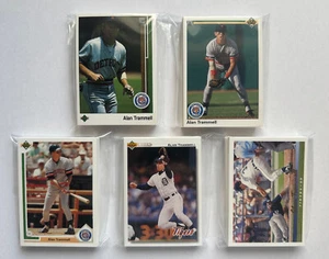 Lote de juegos de equipo de cubierta superior Detroit Tigers 1989-93 (5 juegos con HOFer Trammell, más) - Imagen 1 de 1