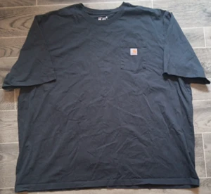 Carhartt K87 BLS Mens 5XL Loose Gray Pocket T Shirt Workwear Stains - Picture 1 of 10