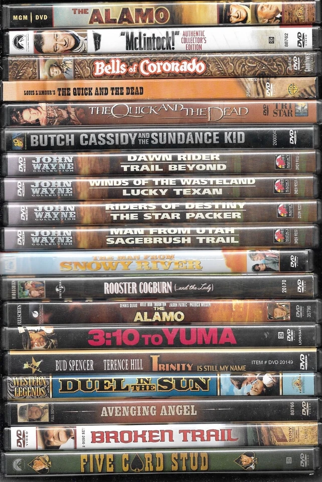 Classic Western films on DVD, various prices, combined shipping - Image 1 of 1