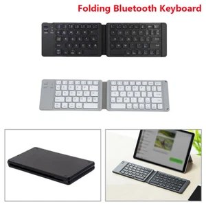 Wireless Mini Folding Keyboard Bluetooth Keyboard For Windows Android System New - Picture 1 of 14