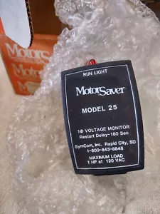 Symcom Motorsparer Modell 25 Spannungsmonitor, einphasig, neu - Bild 1 von 2