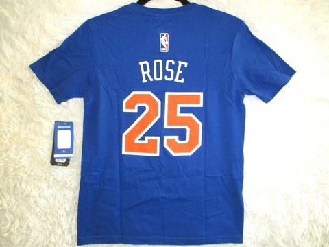 New York Knicks Derrick Rose #25 adidas Youth Basketball Climalite T Shirt *NwT Cover