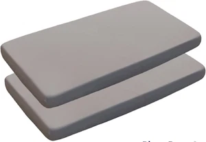 Pack of 2 Crib Fitted Sheets - 100% Jersey Cotton Next2Me Crib Sheets 50X85 Cm - Picture 1 of 12