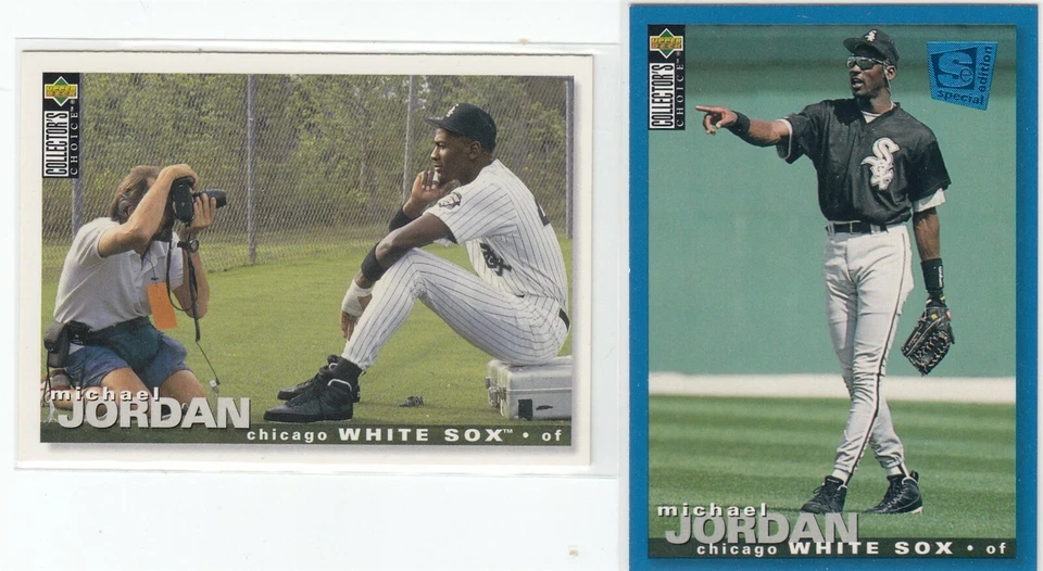 1994 1995 Michael Jordan Collector's Choice & SE Baseball w RC - Bulls White Sox - Image 1 of 1