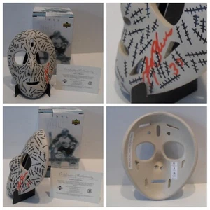 Mini Máscara Colección Gerry Cheevers Autografiada Firmada 2002-2003 CUBIERTA SUPERIOR CERTIFICADO DE AUTENTICIDAD - Imagen 1 de 15