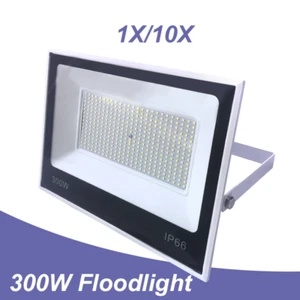 1X-10X Floodlight 300W LED Flood Light Cool White Garden Outdoor Security IP66 - Picture 1 of 8