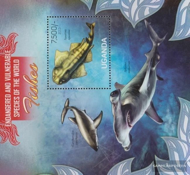uganda Block417 MNH 2013 Fish - Image 1 of 1