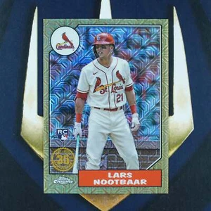 Lars Nootbaar 2022 Topps Update 1987 Silver Pack Mojo Gold /50 #T87C-70 St Louis - Picture 1 of 10