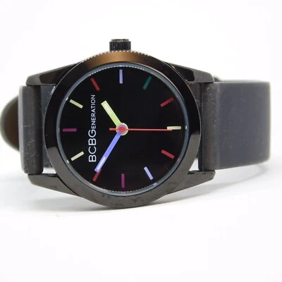 BCBGeneration A126-12 Black Tone Quartz Analog Women's Watch New Battery - Image 1 of 4