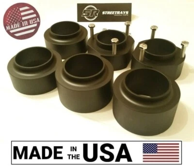 SR 89-98 Geo Tracker / Suzuki Sidekick 2" Kit Elevador Nivelador Delantero y Trasero (NEGRO) Foto 1 de 2