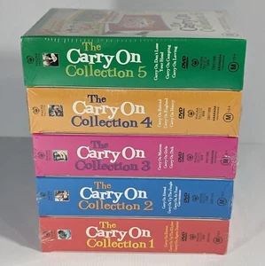 Carry On Collection 1-5 (DVD, Boxsets) Classic British Comedy R4 *Sealed* - Picture 1 of 7