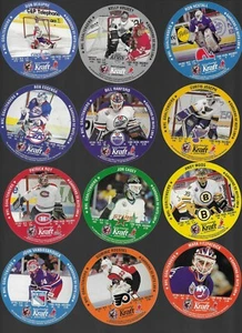 1992 CANADIAN KRAFT GOALTENDERS 12 2-SIDED DISC SET - Picture 1 of 2