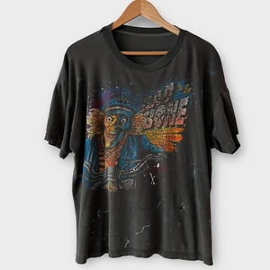 Tee shirt vintage Harley Davidson Bad To The Bone moto années 90 AOP - Photo 1/2