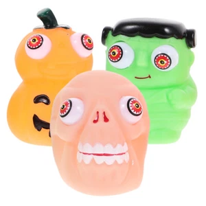 3pcs Halloween Squeeze Doll Toys Eye Ball Bouncing Scary Toys Party Favors - Zdjęcie 1 z 12