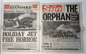 Zeitungen The Sun & The London Standard 22. & 23. August 1985 - Holiday Jet Horror - Bild 1 von 8