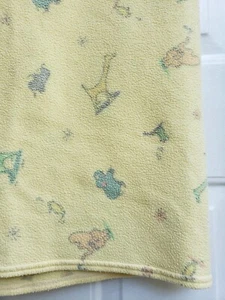 Baby gelbe Fleece Carter's John Lennon Decke Dschungel Zoo Tier Parade Liebe - Bild 1 von 6