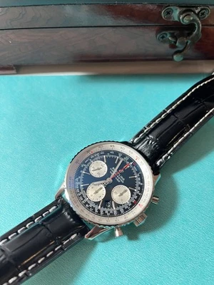 Breitling Navitimer 01 B01 cronógrafo 43 mm esfera negra automático AB0127 Foto 1 de 4