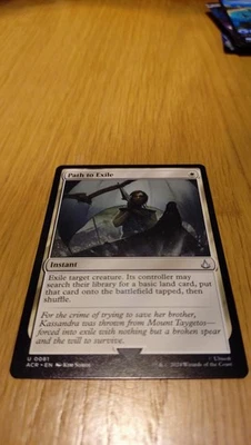 MTG Magic The Gathering Assassin's Creed Card Path To Exile Non Foil Uncommon 81 - Image 1 of 3