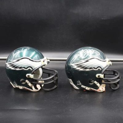 Lote de Mini Casco Riddell Firmado Ricky Watters/Irving Fryar Águilas Automático ZJ18629 Foto 1 de 4