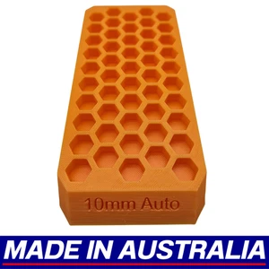 10mm Auto Reloading Block Ammo Stand Ammunition Loading Tray - 50 Round Capacity - Picture 1 of 2